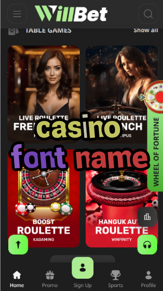 Casino Font Name - Popular Casino Typography-casinoorder.vip