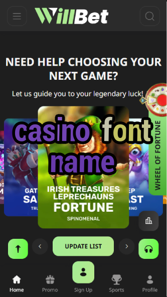 Casino Font Name - Popular Casino Typography-casinoorder.vip
